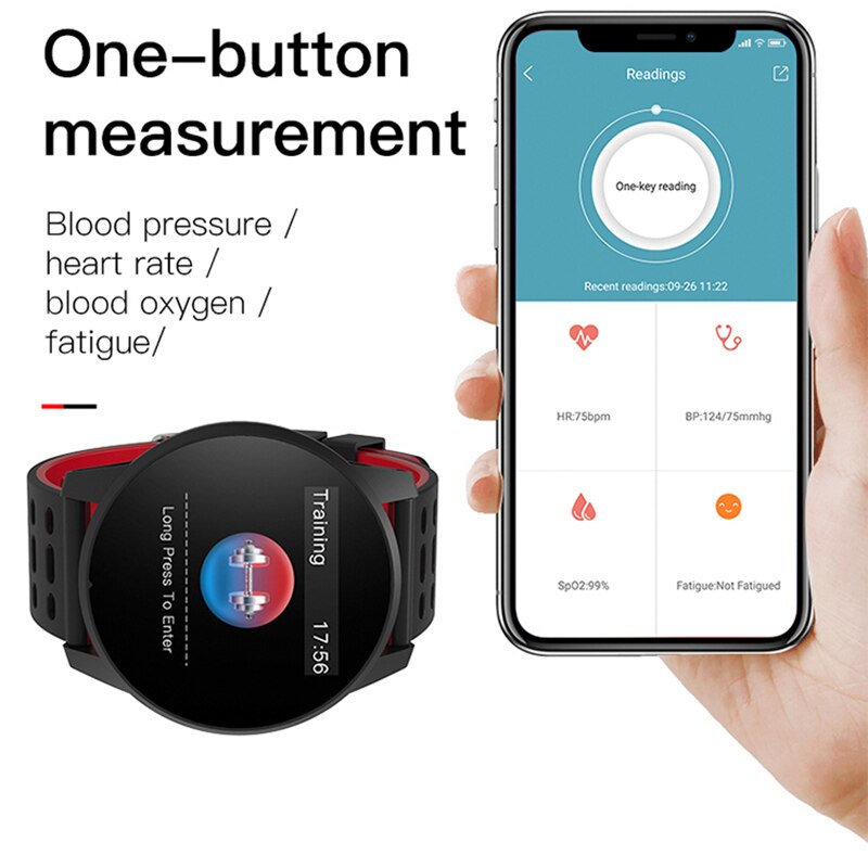 Clever Uhren Männer Frauen Herzschlag Meter blutdruck Fitness Tracker Smartwatch GPS Sport Uhren für Android Ios