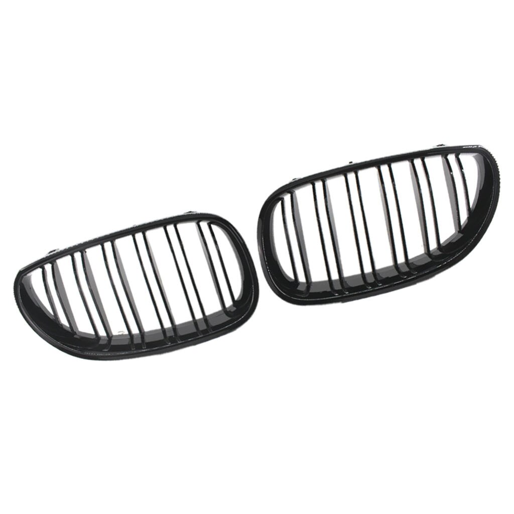 1 Paar Gloss Black Front Nier Roosters Grill Vervangen Voor Bmw E60 E61 5 Serie