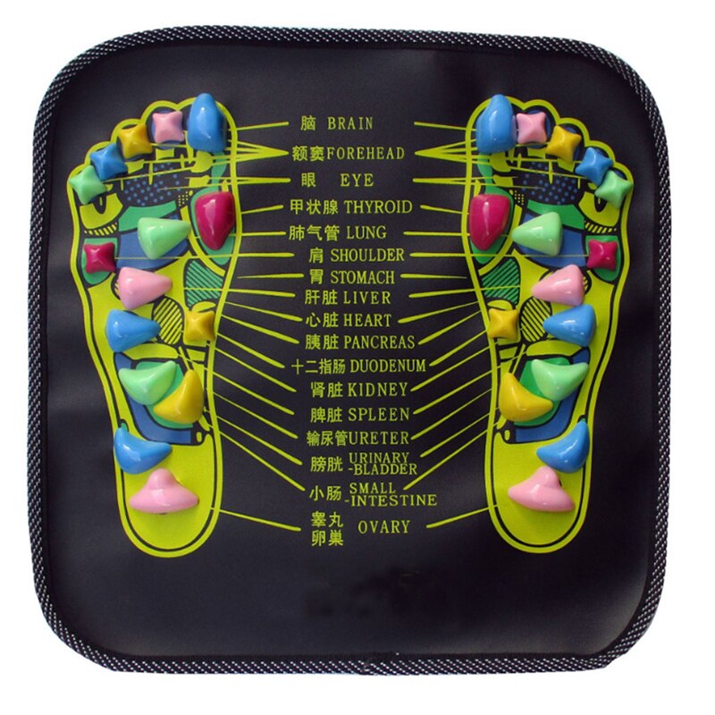 Massagepude smerte gang sten zoneterapi mat fodlindring måtte vandretur løb fitness slappe af bærbar fødder pleje massager pude: Default Title