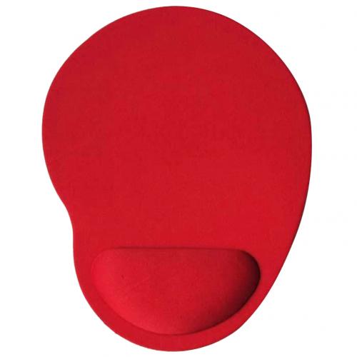 Universal Game Mouse Pad Silicone Soft EVA Mouse Pad with Wrist Rest Support Mat for Gaming PC Laptop for Mac gaming mouse pad: Red