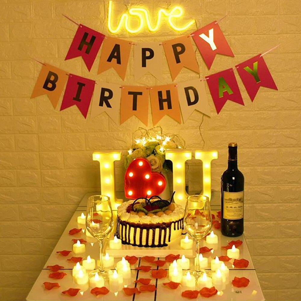 6/12/24 Uds. Velas LED románticas en forma de corazón con pilas, luces Led de té sin llama para bodas en casa, decoración del Día de San Valentín