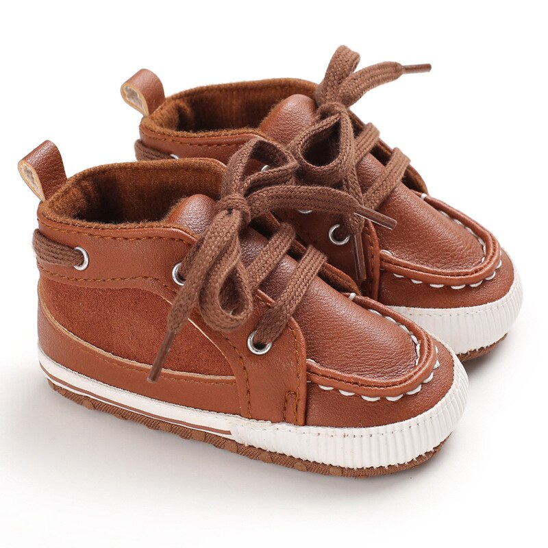 Niño niña niño deportes zapatillas de deporte Zapatos bebé niño chico de Casual zapatos de cuero: Verde / 0-6 meses
