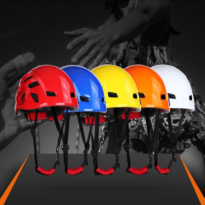 Sports Outdoor Rock Climbing Downhill Helmet Speleology Mountain Rescue Equipment Safety Helmet Caving Work Protective Helmet
