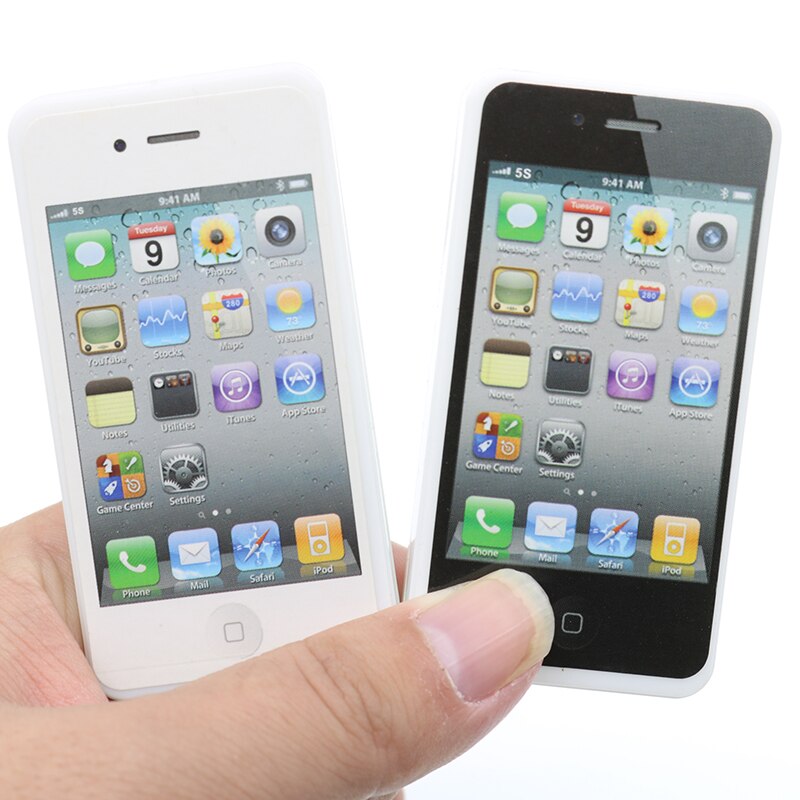 1Pc Kawaii Mobiele Telefoon Vorm Plastic Puntenslijper Kinderen Koreaanse Briefpapier (Willekeurige Kleur)