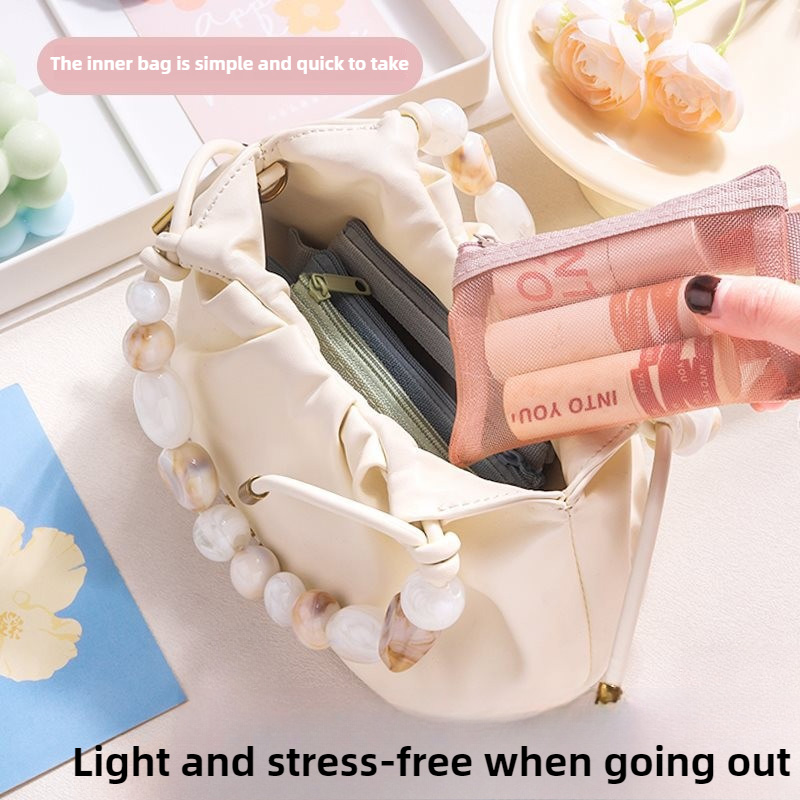 Portable Mini Zipper Quare Mesh Storage Bag,zippered Mesh Cosmetic Bag,small Square Mesh Coin Purse Travel Storage Carry Pouch