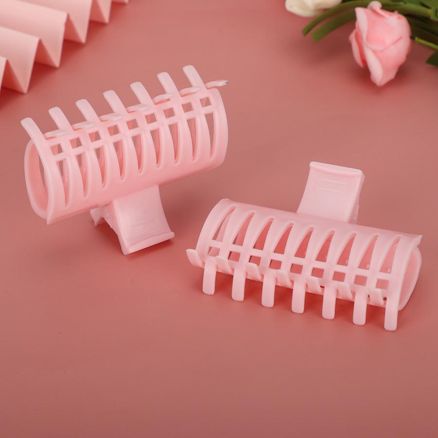 15 st/set hårrullare med stora grepp klämmor papiljotter frisör gör-det-själv-verktyg styling hårrullar tillbehör