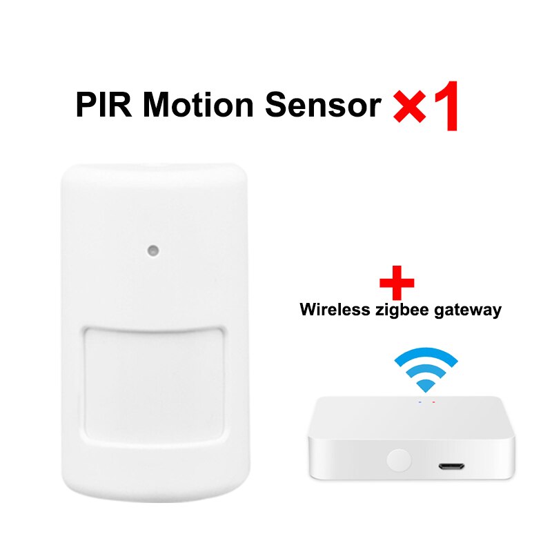 Human Body Sensor pir motion sensor alarm for scene smart device Linkage by ztuya zigbee gateway hub: Sensor and gateway