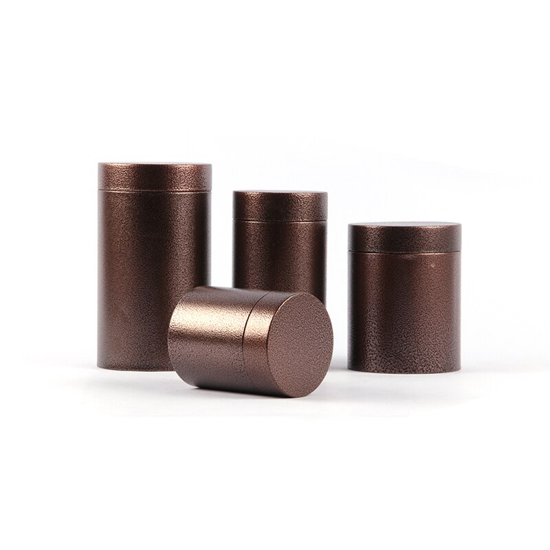 Xin Jia Yi Packaging Metal Box 20cm Height Large Cylinder Coffee Tea Set Storage Case Set Package