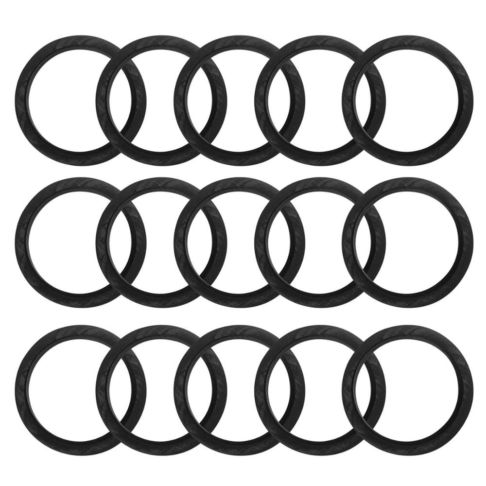 Behogar 50 Pcs 20 Mm Vervanging Siliconen Rubber Afdichting Ring Voor Nespresso Machine Rvs Hervulbare Koffie Capsules Pods