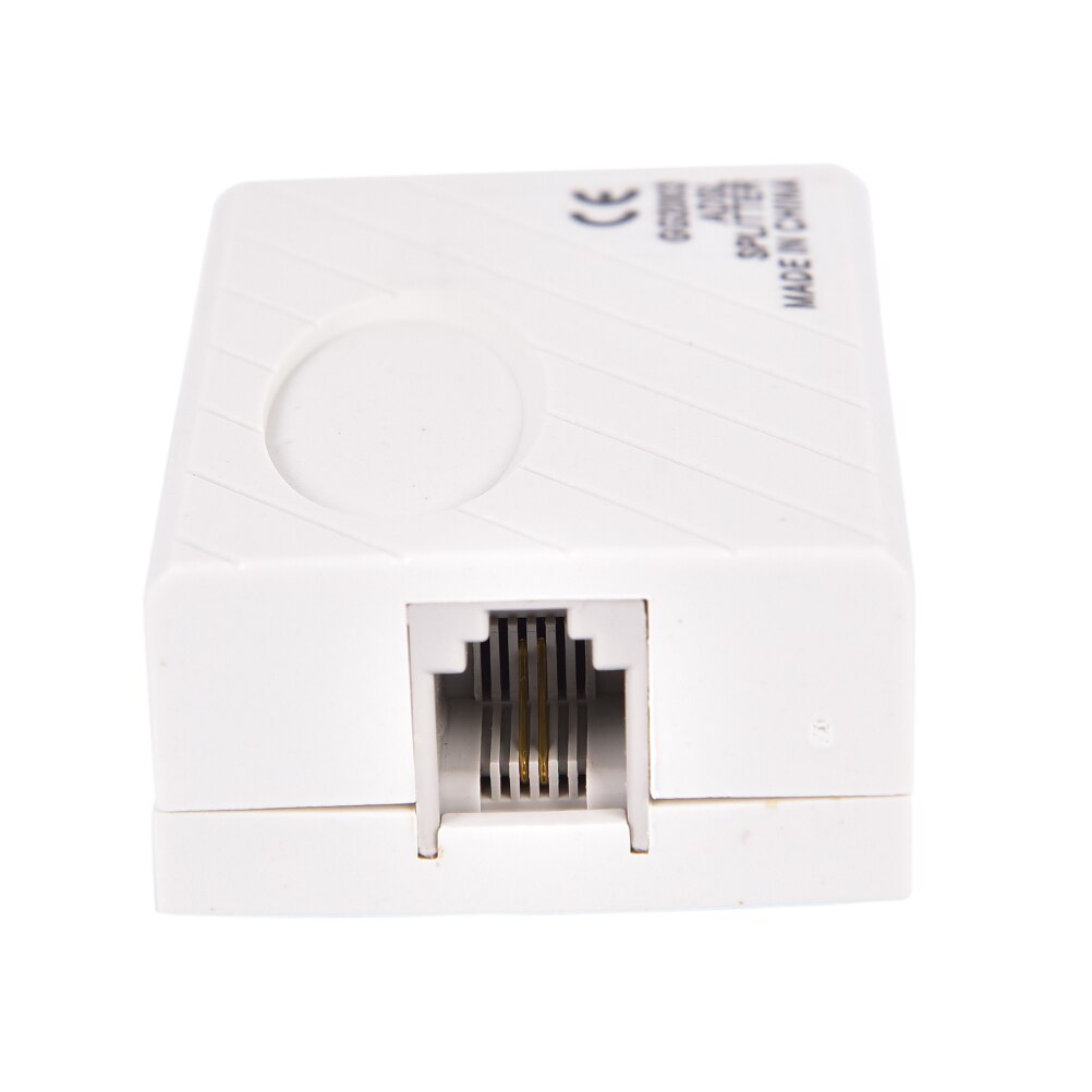 Telephone RJ11 Line ADSL Modem Broadband Phone Line Filter Splitter 1Pcs