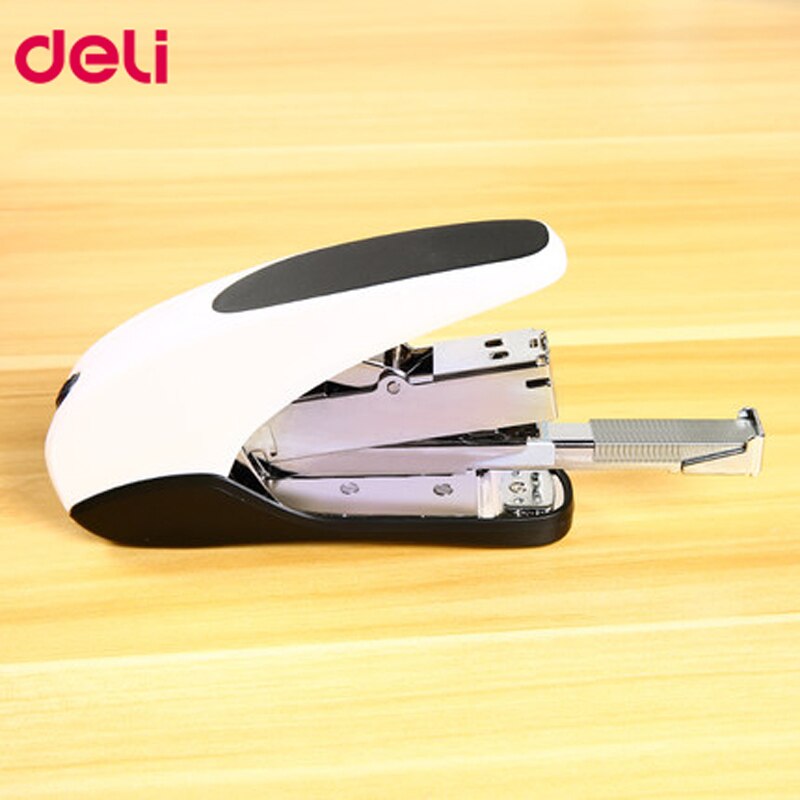 Deli Mini Stapler User Friendly Labor-saving Fashionable Center Joint Stapler 0371 Office School Stationary Binding Supplies