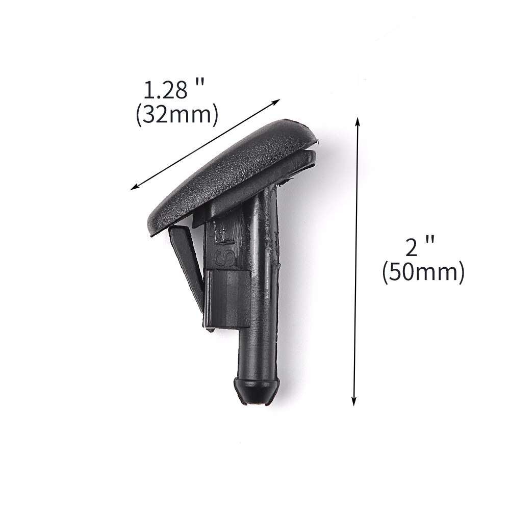 Partsworld Front Windshield Washer Nozzles for BMW 3 Series E36/ 318i/325i/Z3 Replaces OEM: 616013848