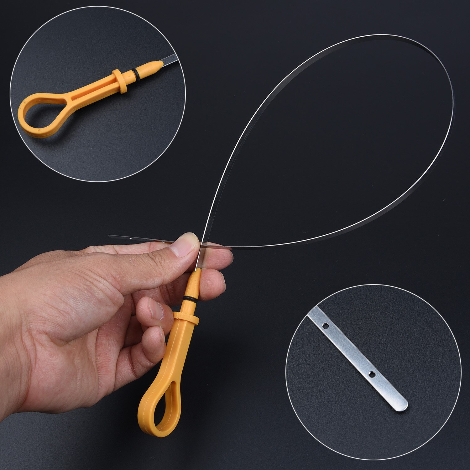 Bilolje peilepinne oljetesting olje peilepinne oljetank motorolje til suzuki aerio/aktelse/vitara erstatning auto volutt slutt metall