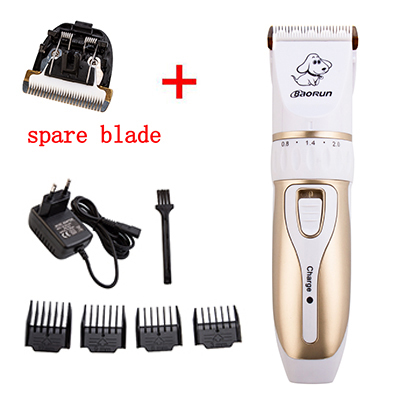 Baorun Pet Dog Hair Trimmer Animal Grooming Clippers Cat Cutter Machine Shaver Electric Scissor Clipper Dog Haircut Machine: P3-SET 3