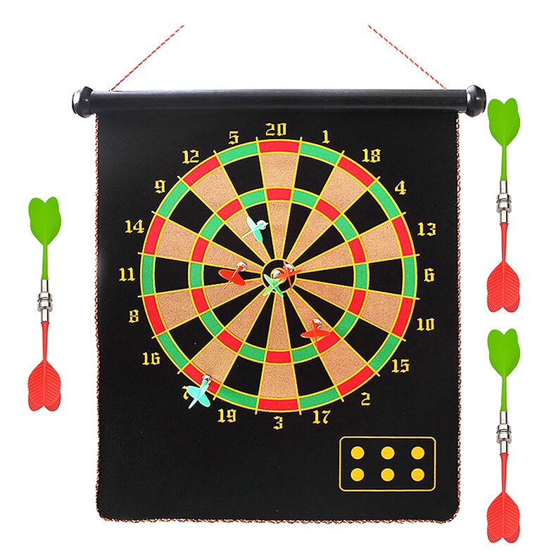 12/15/17 Inch Magnetische Dartbord Darts Pak Dubbelzijdig Massaal Dartboards Darts Plaat Van Veiligheid Dart Veiligheid Game board Speelgoed