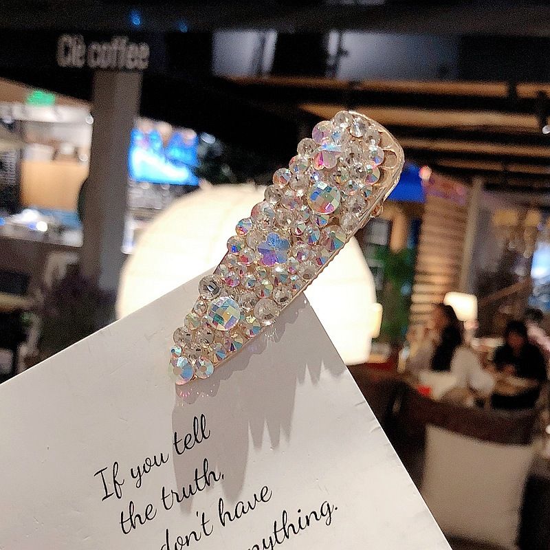 Barrette avec strass en cristal brillant pour femmes, nouvelle , accessoire pour femmes et filles: 11