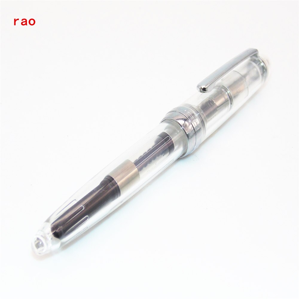 Jinhao 992 bianco Trasparente colore spirale studente ufficio extra bene pennino Fontana penne Nuovo