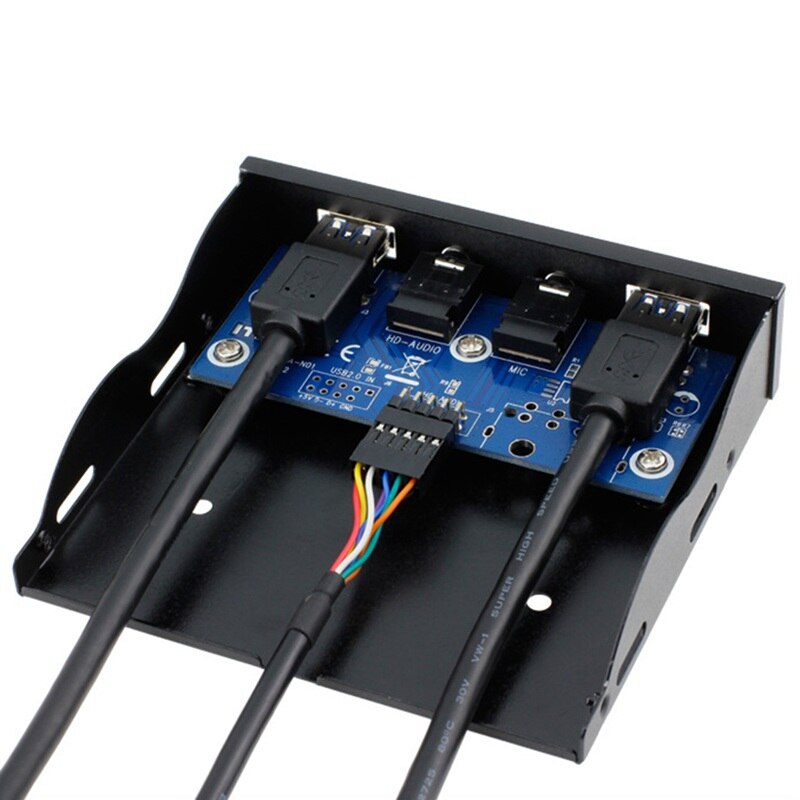 3.5 '' 2 usb 3.0 a hub + hd o  to 20 pin header floppy frontdrevpanel