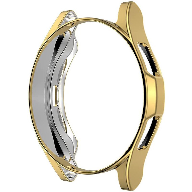 Coque de protection en silicone Tpu pour Samsung Galaxy Watch 4, 4,46mm 42mm, étui classique pour montre intelligente: GOLD / Galaxy Watch 4 46MM