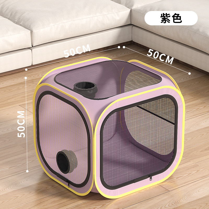 Portable Pet Drying Box for Cats And Dogs Quick Dry Bath Blower Hair Dryer Bag with No Hair Fly Feature for Household Use: black