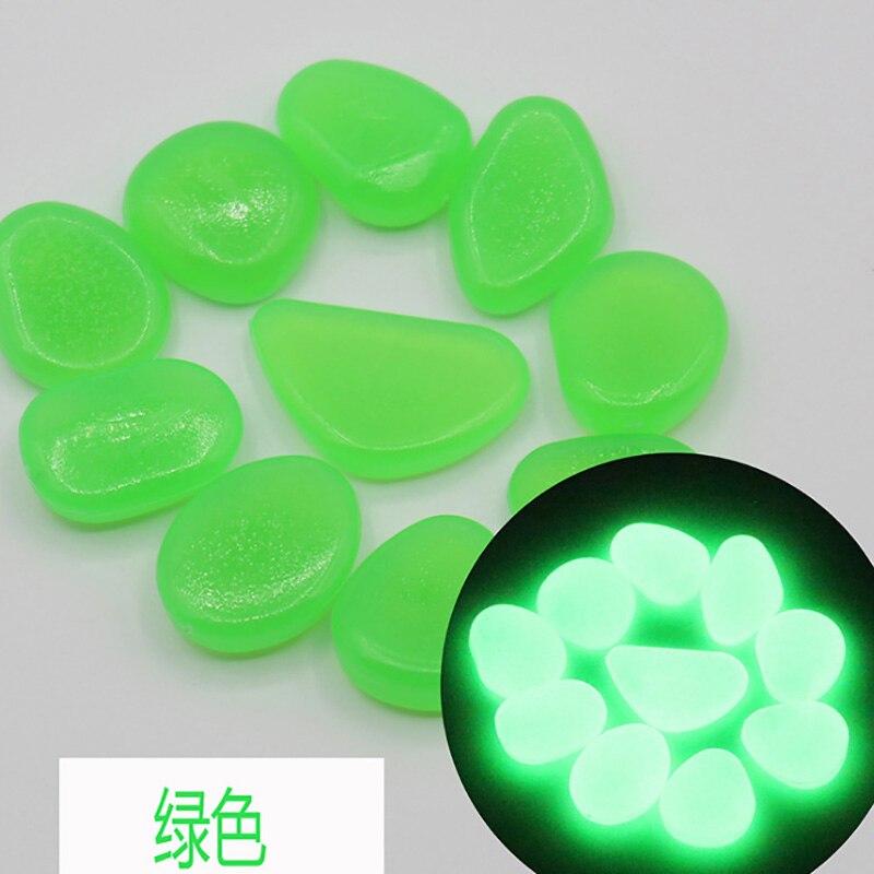 20 Pcs Gesimuleerde Kasseien Game Stukken Fluorescentie Acryl Onregelmatige Steen Voor Glow In The Dark Speelgoed: 6
