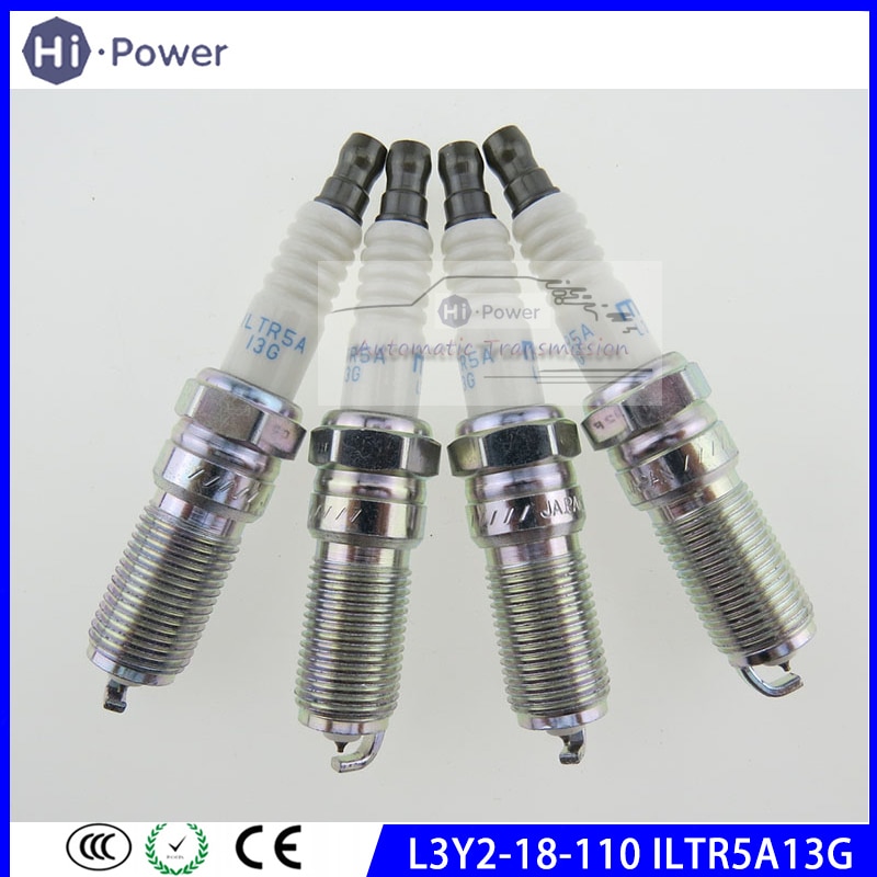 4PCS/Lot L3Y2-18-110 ILTR5A13G Car Iridium Spark Plug for Mazda 3 5 6 CX-7 Ford-Lincoln ILTR5A-13G L3Y2 18 110 L3Y218110
