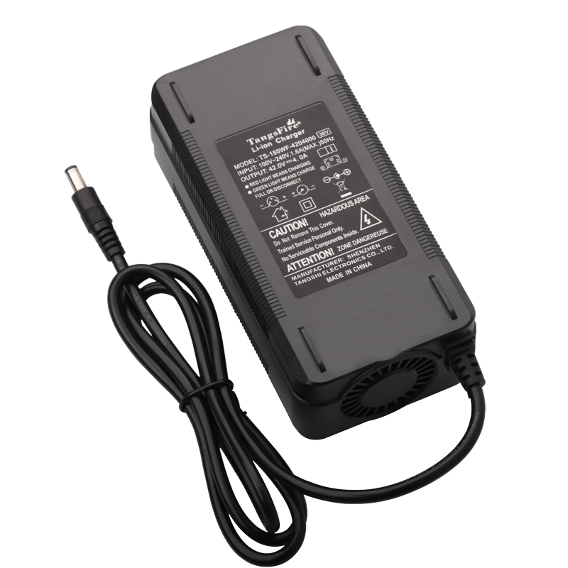42V 4a 18650 Lithium-Ladegerät 10er Serie für 36V Li-Ionen-Akku Ladegerät wählbarer DC/XLR/GX16 Hochwertiger Stecker