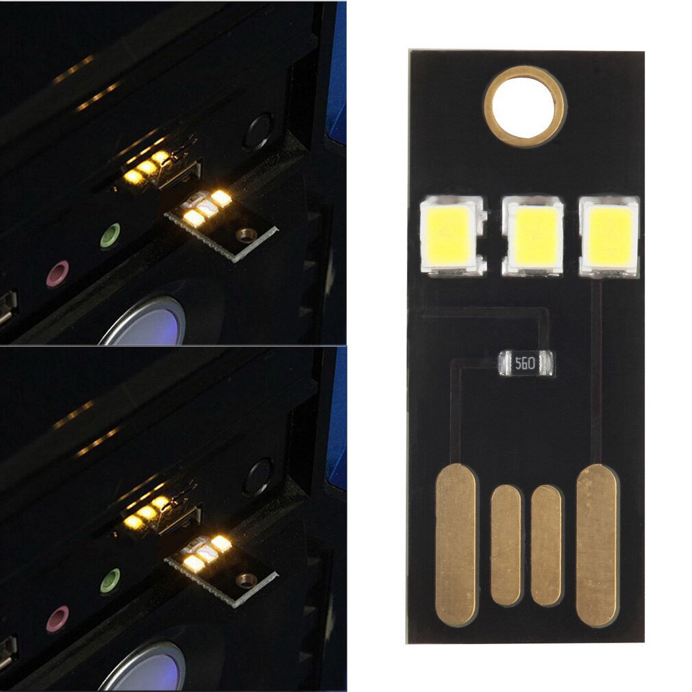 Mini cahier liseuse LED USB lave ordinateur lampe batterie externe livre veilleuse nouveauté ampoule doigt tactile ajuster la luminosité