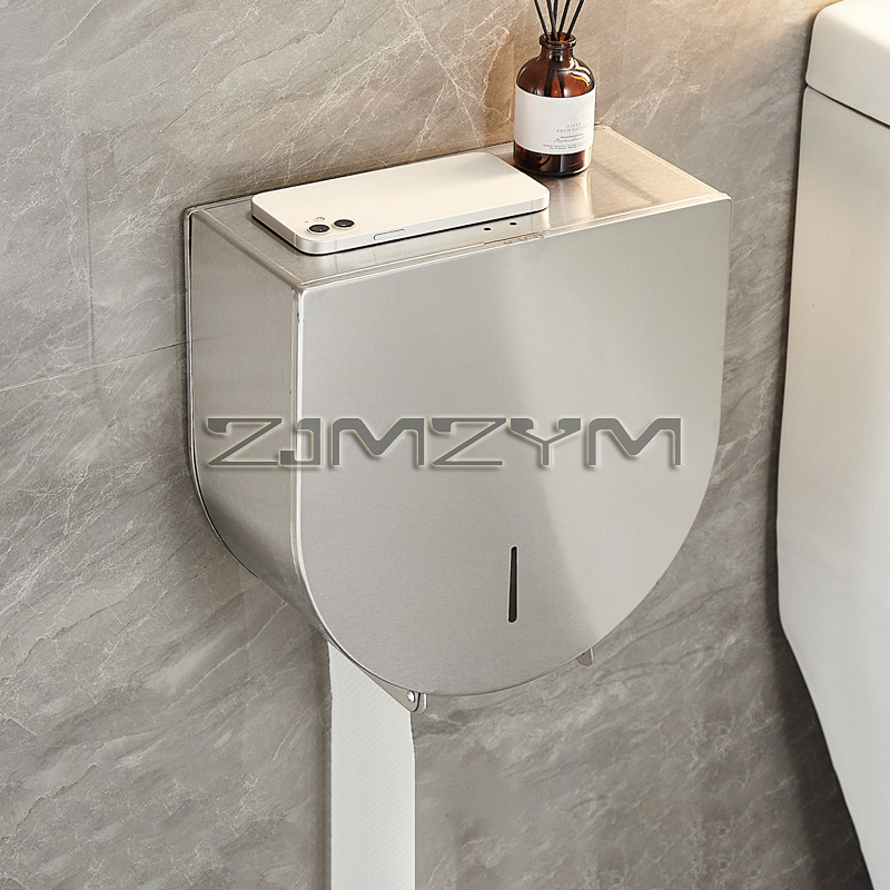 Waterproof Large Roll Paper Holder Stainless Steel... – Grandado