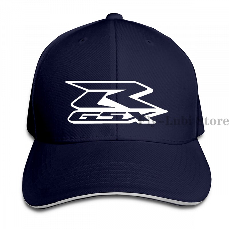 Suzuki Gsxr Graphic Baseball cap men women Trucker Hats adjustable cap: 1-Navy