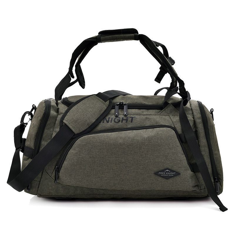 Mannen Reizen Canvas Tas Bagage Plunjezakken Grote Capaciteit Shopping Rugzak Canvas Casual Plunjezak Jkm09: green