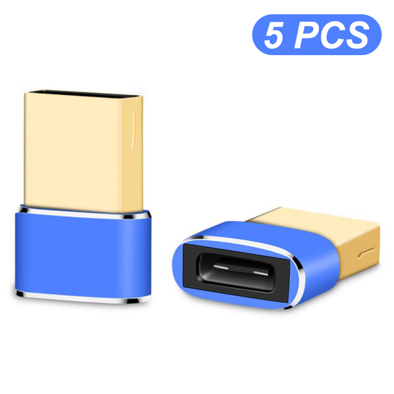 USB 3.0 Male to Type C Female Adapter Converter For Mobile Phone Laptop Type C Earphone Cables Adapter PD to USB Charger Adapter: black