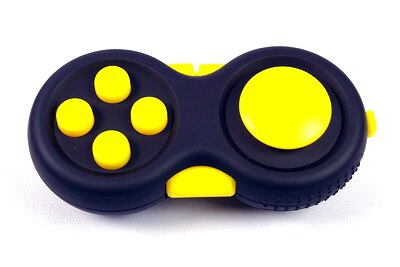 Decompressie Toy Anti-Stress Zintuiglijke Speelgoed Autisme Vinger Abs Angst Stress Kinderen Kids Funny Speelgoed Beste Cadeau: YELLOW