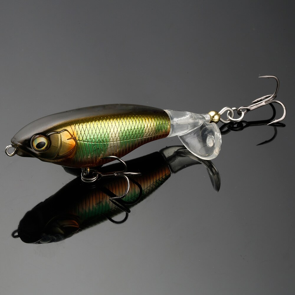 BOTE 70mm 85mm Whopper Plopper Schwimm Rotierenden Schwanz Künstliche Harten Köder Angeln Lockt 5,8g 10,5g Harte köder Bass Lockt: C / 85mm
