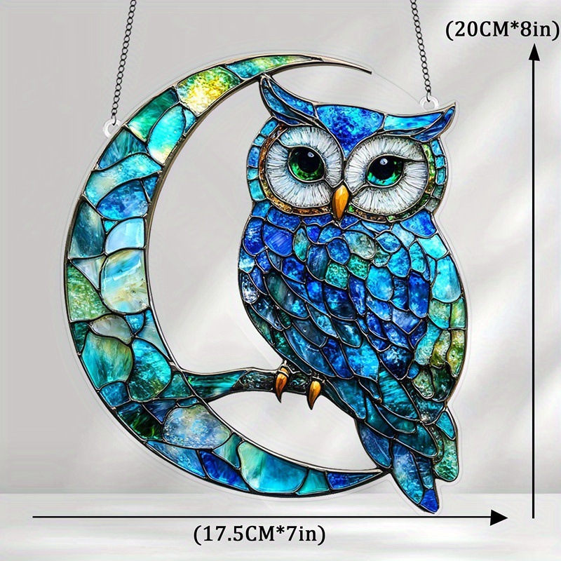 & Diverse Acrylic Sun Catcher Ornaments - For Garden, Courtyard & Unique Home Decor: Burgundy