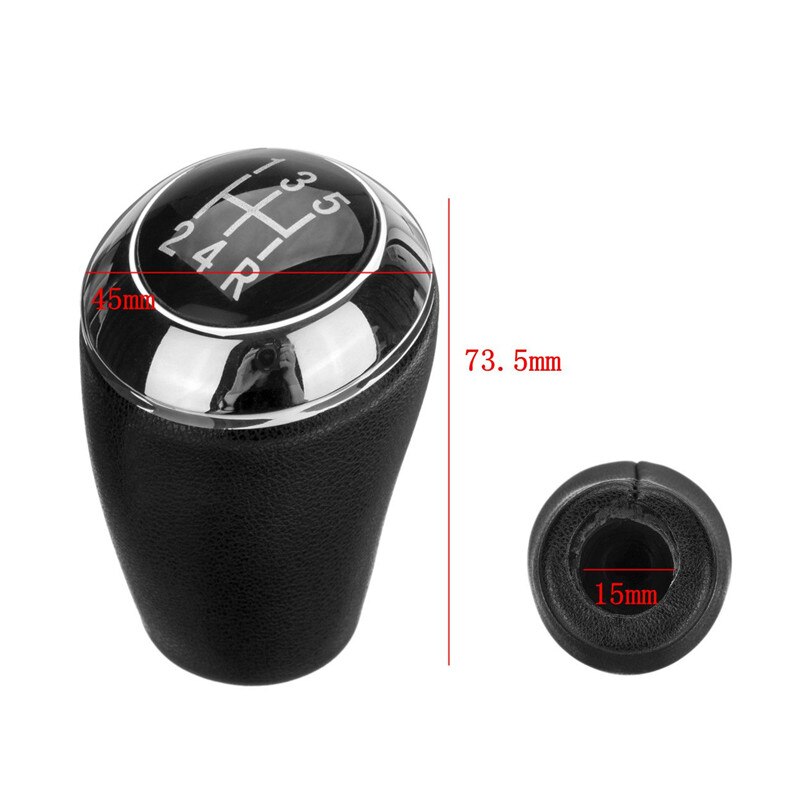 MT Leather Gear Shift Knob for Mazda MX-5 CX-7 Vites Topuzu Coche GearShift Shifter Lever Stick Pen Arm for Mazda 3 5 6 Series