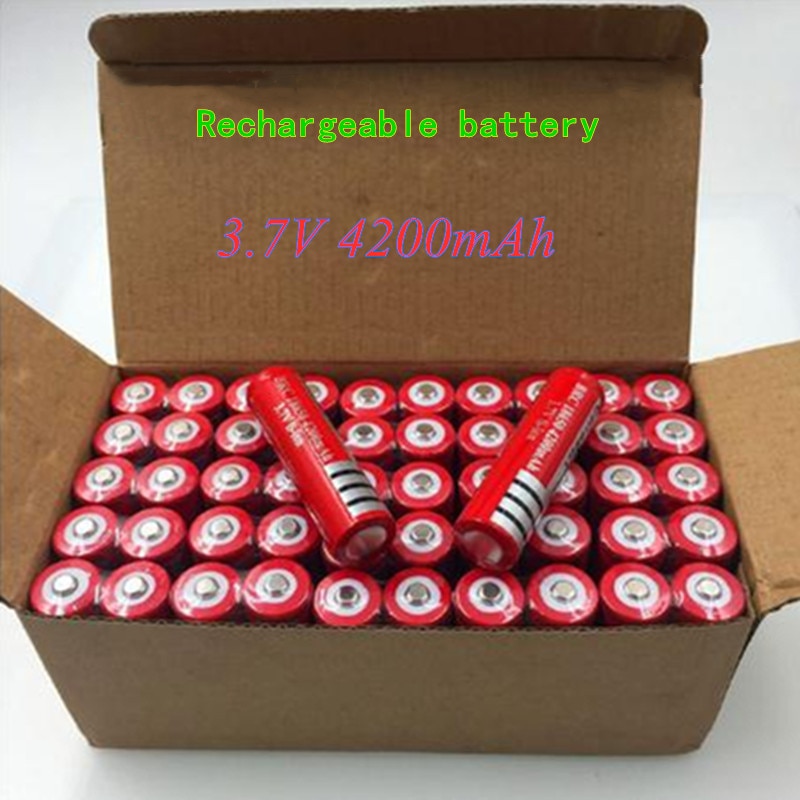 18650 Battery 3.7 V 4200 mAh Li-ion Rechargeable Battery for LED Flashlight Rechargeable Batteries Accelerator