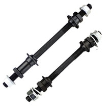 MTB Bike Wheel Hub Axle Bicycle Quick Release Front Rear Steel Solid Axles Hollow Hub Shaft Lever MTB Road Skewer 150mm 180MM
