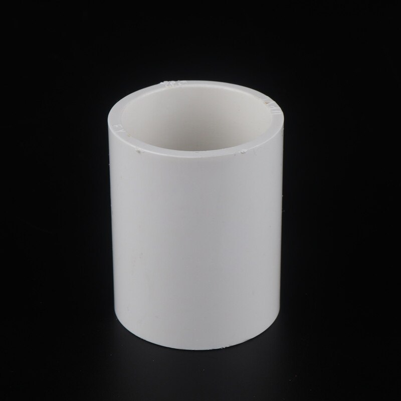 2 piezas de conector recto de PVC NuoNuoWell 20 25 32 40mm juntas de tubería de riego de jardín de agua para acuario