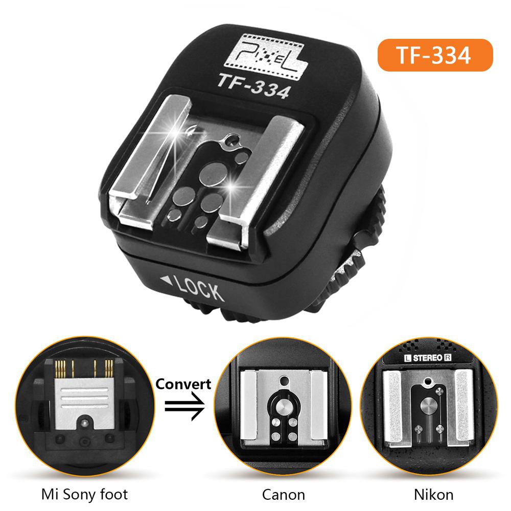 Beesclover sko adapter tf -334 til konvertering af sony mi  a7 a7 rii  a7ii kamera til canon nikon yongnuo flash speedlite  r57