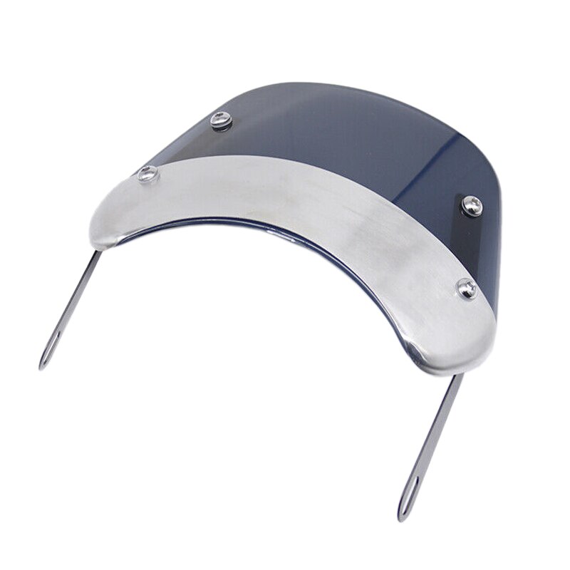 Voor 5-7 inch 3mm retro motorfiets ronde koplampen windscherm windscherm kit