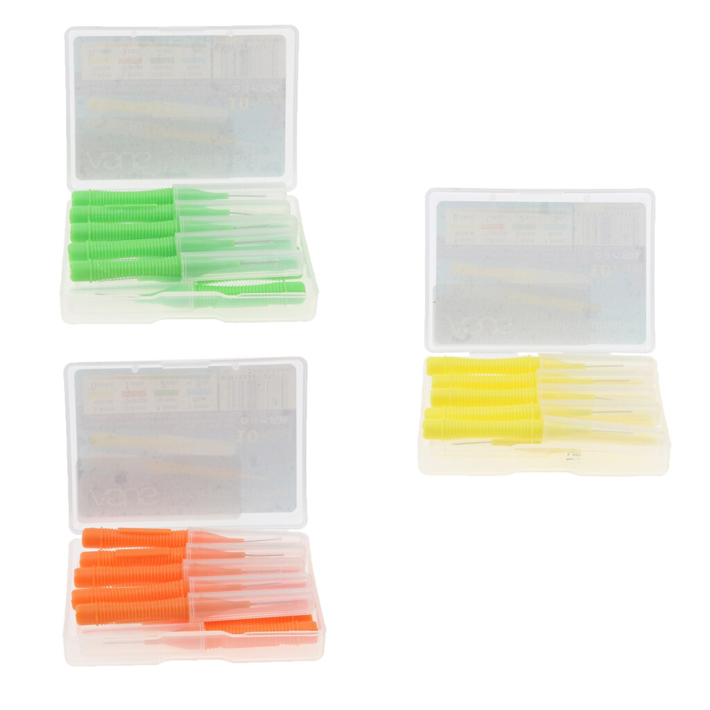 10 styks mellemrumsbørste tandstikker tandtråd tandtråd tænder ren mundpleje sæt