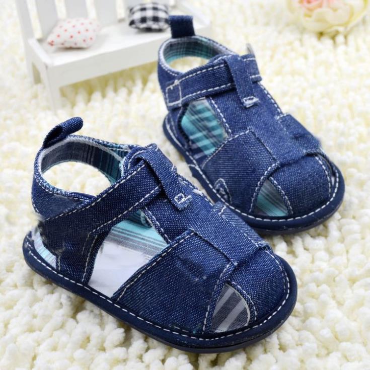 Blue Jeans baby sandal shoes baby shoes toddler shoes