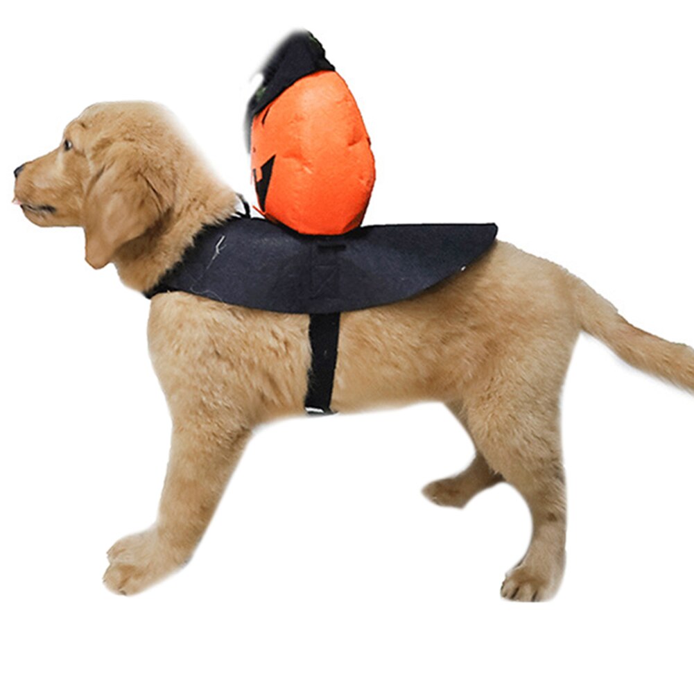 Haustier Hund Halloween Kürbis Kostüm Kürbis Ritter mit Magier Hexe Hütte Hund Bekleidung Kostüm