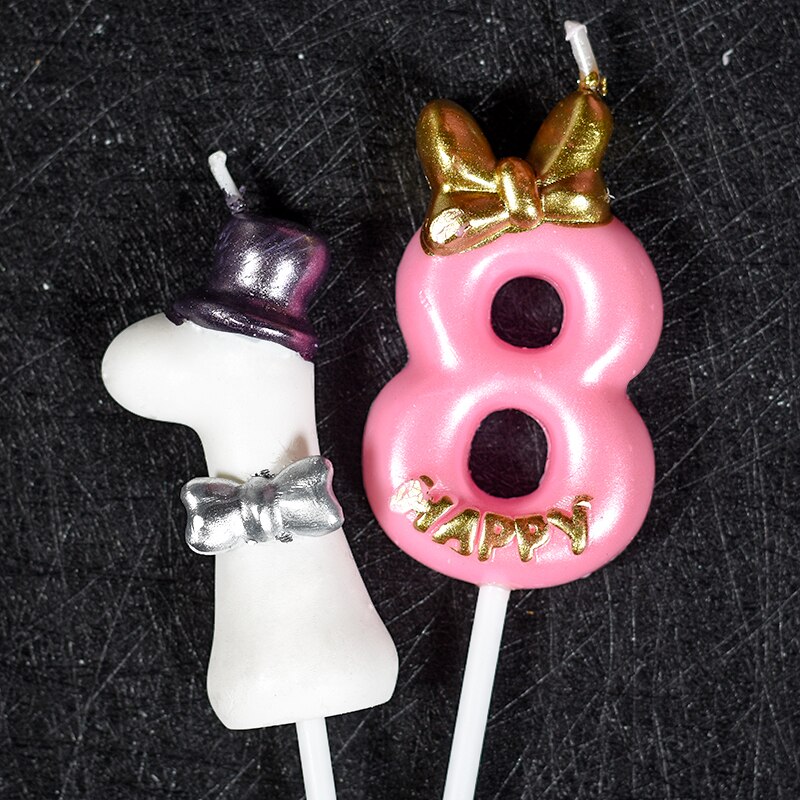 Cakelove bolos de 0 a 9 números, vela para festa de aniversário, itens para bolo, números de bolo, aniversário, festa de idade decorações