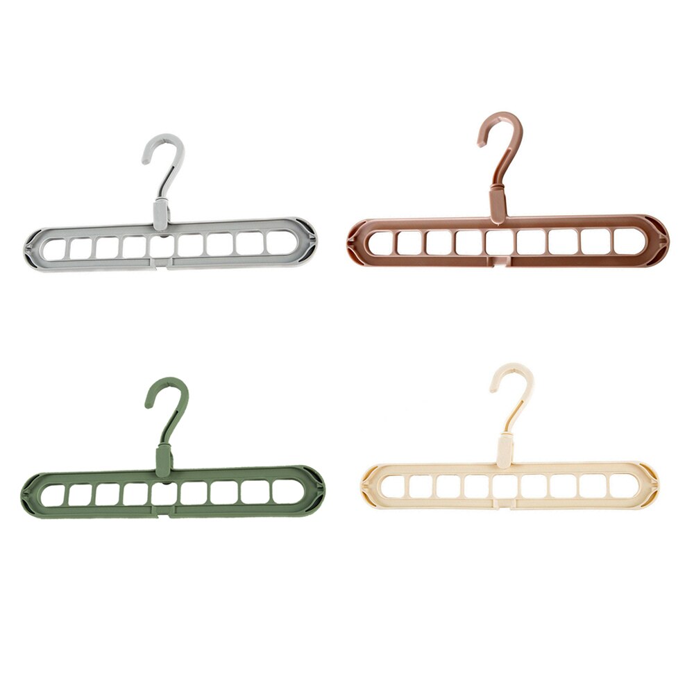 Multi-function Plastic Scarf Clothes Hangers Clothes Drying Rack Multi Port Support Circle Clothes Hanger Storage Racks