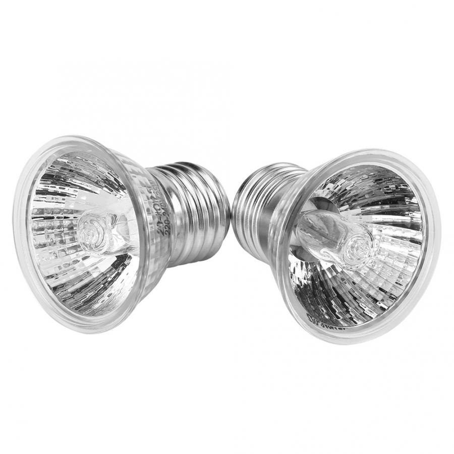 25/50/75W Reptile Heating Light Adjustable Turtle Basking UV Light Bulb Amphibians Lizards Temperature Controller