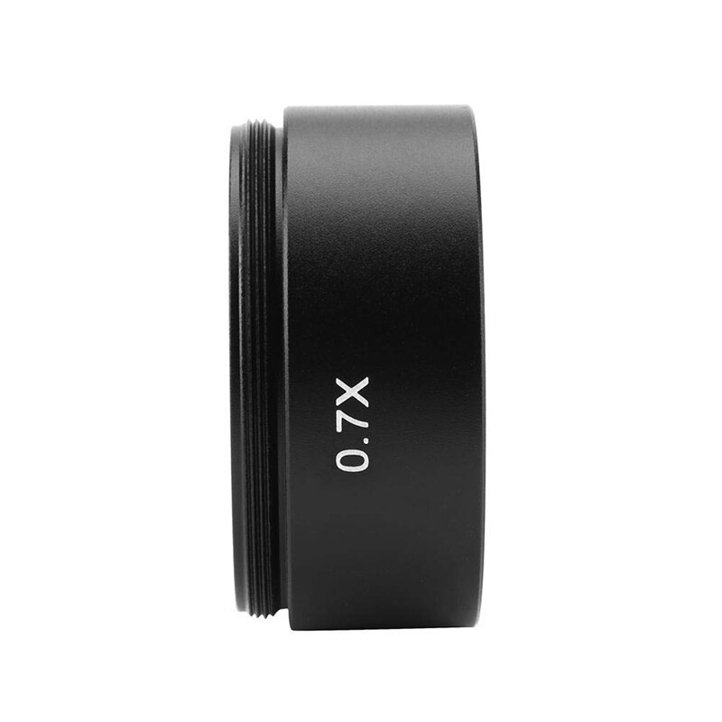 0.7X Auxiliary Microscope Objective Lens for Stereo Microscope 48mm Mounting Thread