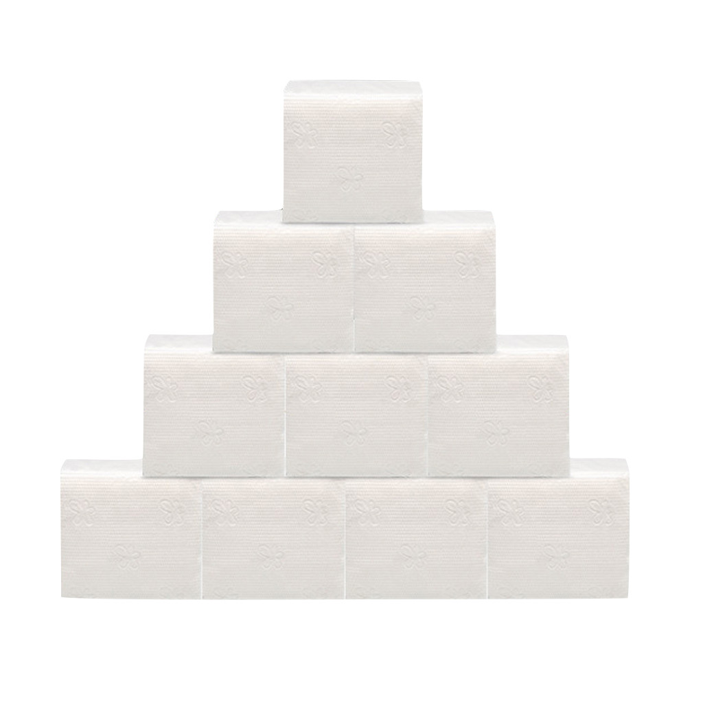 10 Pack White Paper Hand Towels Pack Of 60 Sheet Tissues Napkin Household toilet tissue paper papier toilette papel higienico: Default Title