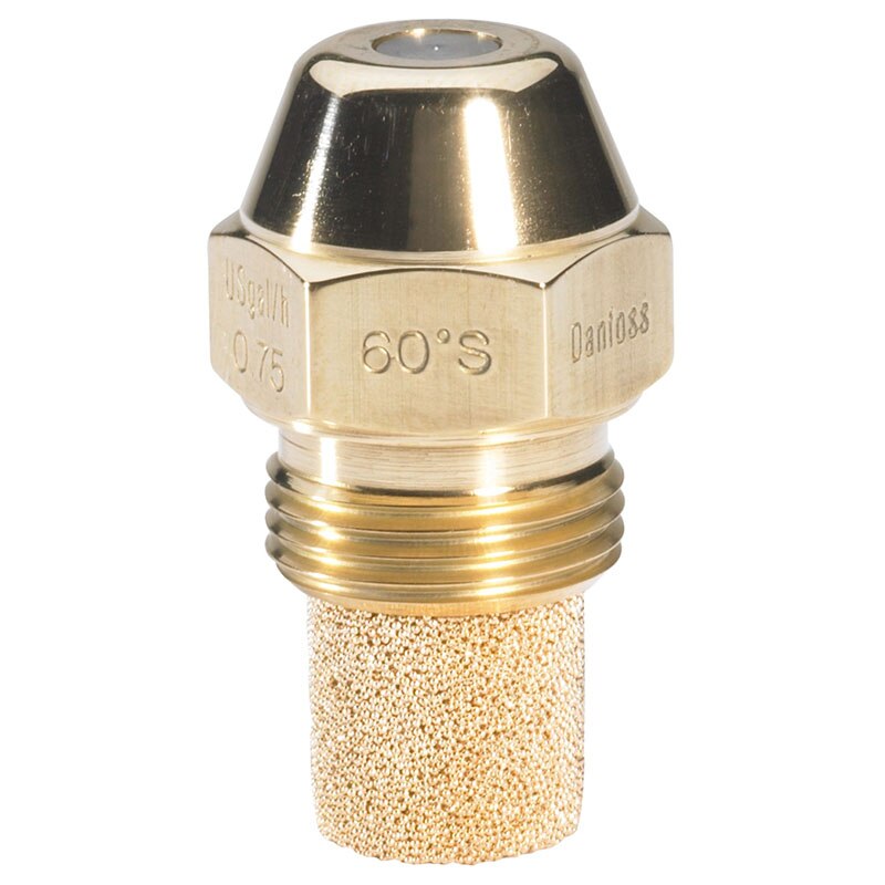 60 Graden Danfoss Vervanging Olie Mondstuk, Messing Diesel Methanol Verneveling Sproeikop Afval Olie Brandstof Injectie Verstuiving Jet
